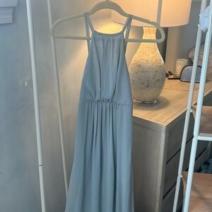 Show me your Mumu light blue maxi dress.